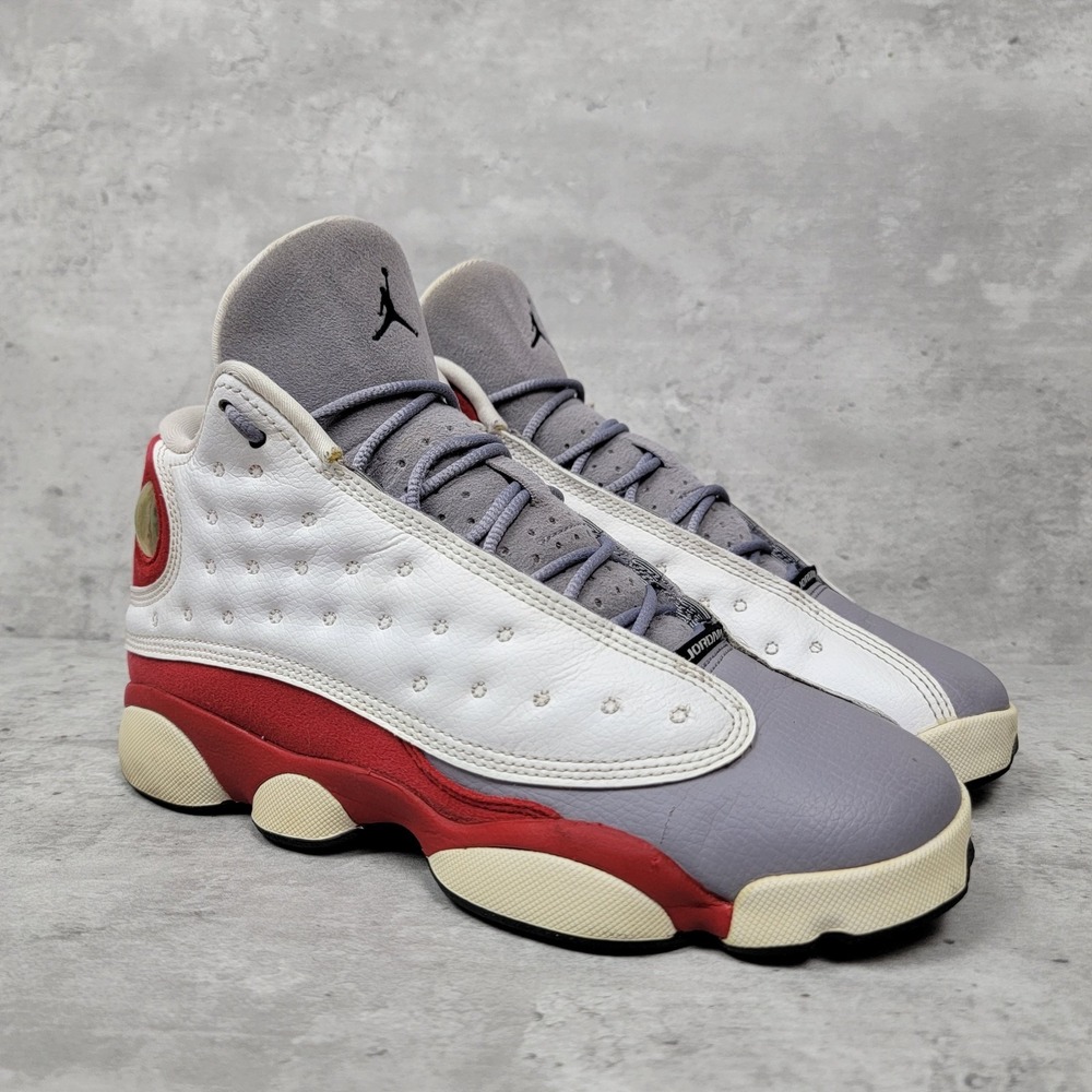 Air Jordan 13 Retro Grey Toe 414574-126 He Got Reverse Bred Size 7Y Womens 8.5